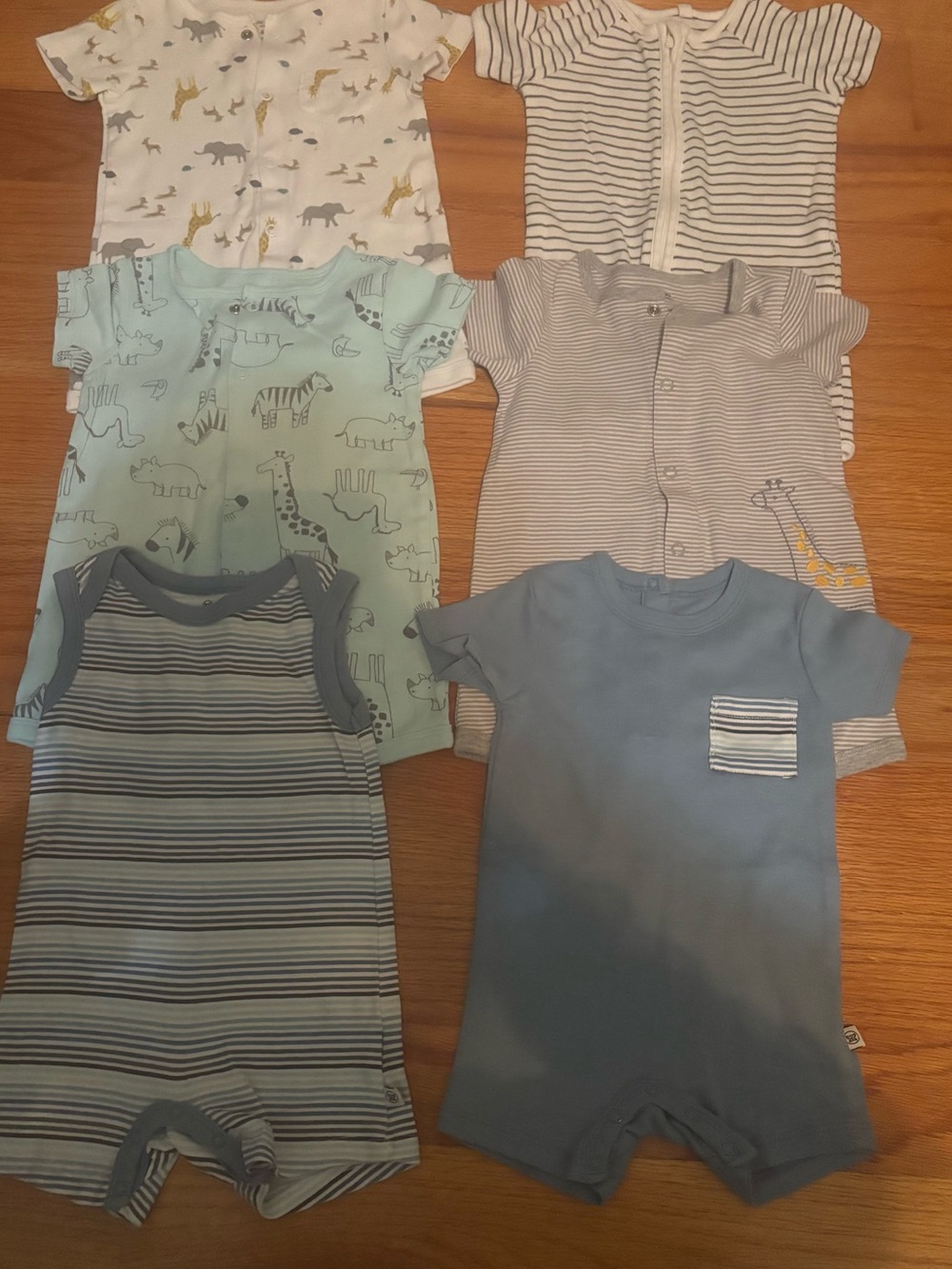 Great for warm weather! #Honest, #Carter’s and #Mori rompers!
